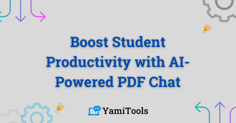 Boost Student Productivity with AI-Powered PDF Chat